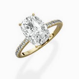 Fortuna Hidden Halo Engagement Ring