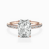 Fortuna Hidden Halo Engagement Ring