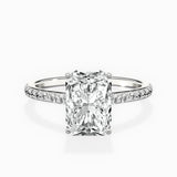 Fortuna Hidden Halo Engagement Ring