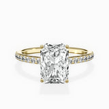 Fortuna Hidden Halo Engagement Ring