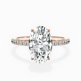 Fortuna Hidden Halo Engagement Ring
