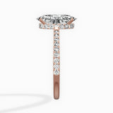 Fortuna Hidden Halo Engagement Ring