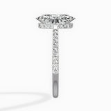 Fortuna Hidden Halo Engagement Ring