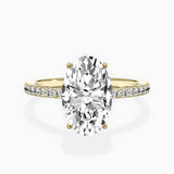 Fortuna Hidden Halo Engagement Ring