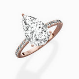 Fortuna Hidden Halo Engagement Ring