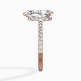 Fortuna Hidden Halo Engagement Ring