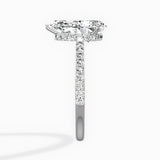 Fortuna Hidden Halo Engagement Ring