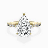 Fortuna Hidden Halo Engagement Ring