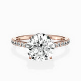 Fortuna Hidden Halo Engagement Ring