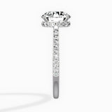 Fortuna Hidden Halo Engagement Ring