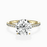 Fortuna Hidden Halo Engagement Ring