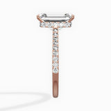 Fortuna Hidden Halo Engagement Ring