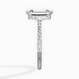 Fortuna Hidden Halo Engagement Ring