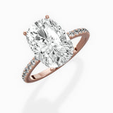 Fortuna Hidden Halo Engagement Ring