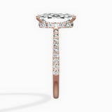 Fortuna Hidden Halo Engagement Ring