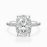 Fortuna Hidden Halo Engagement Ring