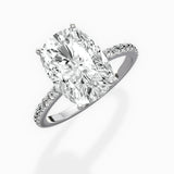 Fortuna Hidden Halo Engagement Ring