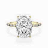 Fortuna Hidden Halo Engagement Ring