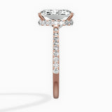 Fortuna Hidden Halo Engagement Ring