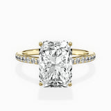 Fortuna Hidden Halo Engagement Ring