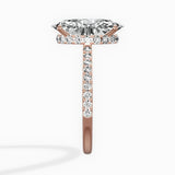 Fortuna Hidden Halo Engagement Ring