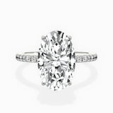 Fortuna Hidden Halo Engagement Ring