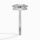 Fortuna Hidden Halo Engagement Ring