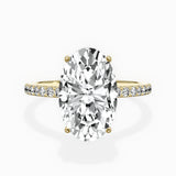 Fortuna Hidden Halo Engagement Ring