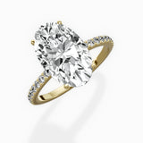 Fortuna Hidden Halo Engagement Ring