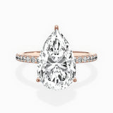 Fortuna Hidden Halo Engagement Ring