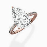 Fortuna Hidden Halo Engagement Ring