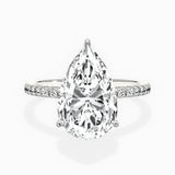 Fortuna Hidden Halo Engagement Ring