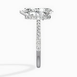 Fortuna Hidden Halo Engagement Ring