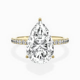 Fortuna Hidden Halo Engagement Ring