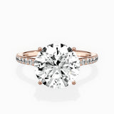 Fortuna Hidden Halo Engagement Ring