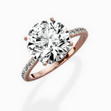 Fortuna Hidden Halo Engagement Ring