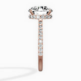 Fortuna Hidden Halo Engagement Ring