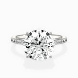 Fortuna Hidden Halo Engagement Ring