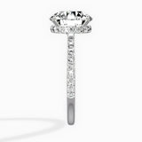 Fortuna Hidden Halo Engagement Ring