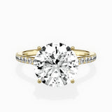 Fortuna Hidden Halo Engagement Ring