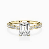 Alluring Hidden Halo Engagement Ring