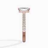 Alluring Hidden Halo Engagement Ring