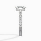 Alluring Hidden Halo Engagement Ring