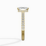 Alluring Hidden Halo Engagement Ring
