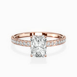 Alluring Hidden Halo Engagement Ring