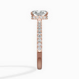 Alluring Hidden Halo Engagement Ring