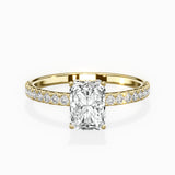 Alluring Hidden Halo Engagement Ring