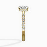 Alluring Hidden Halo Engagement Ring