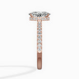 Alluring Hidden Halo Engagement Ring