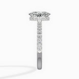 Alluring Hidden Halo Engagement Ring